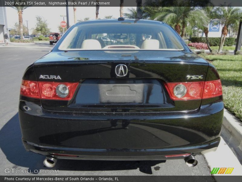 Nighthawk Black Pearl / Parchment 2008 Acura TSX Sedan