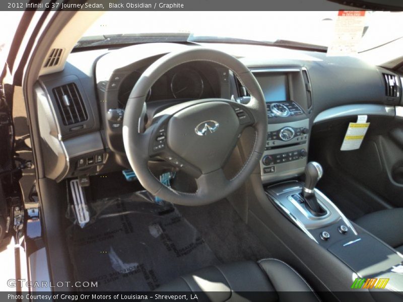 Black Obsidian / Graphite 2012 Infiniti G 37 Journey Sedan