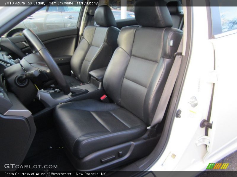 Premium White Pearl / Ebony 2010 Acura TSX Sedan