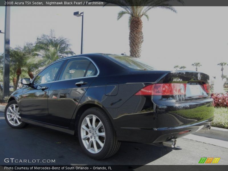 Nighthawk Black Pearl / Parchment 2008 Acura TSX Sedan