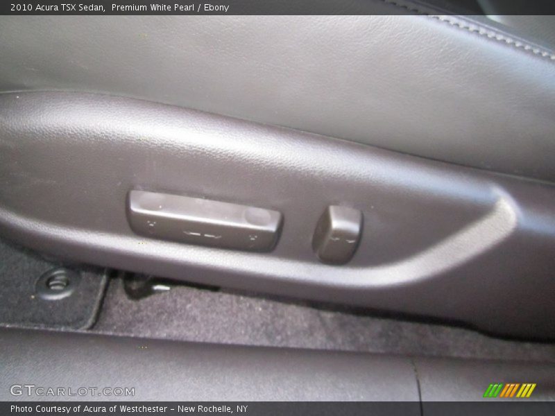 Premium White Pearl / Ebony 2010 Acura TSX Sedan