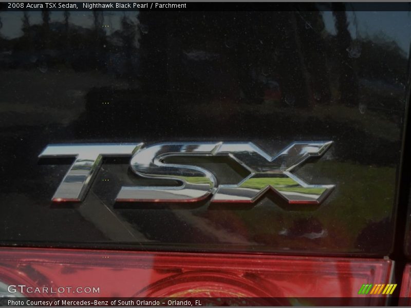 Nighthawk Black Pearl / Parchment 2008 Acura TSX Sedan
