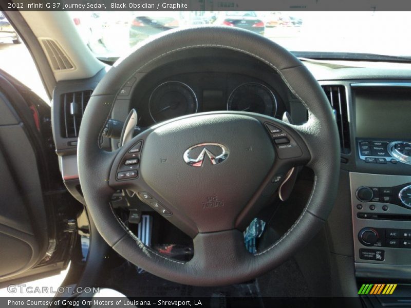 Black Obsidian / Graphite 2012 Infiniti G 37 Journey Sedan