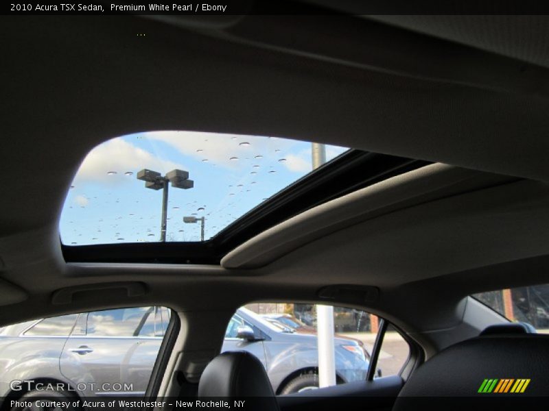 Premium White Pearl / Ebony 2010 Acura TSX Sedan