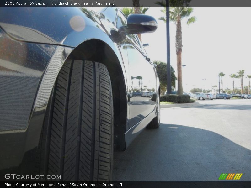 Nighthawk Black Pearl / Parchment 2008 Acura TSX Sedan