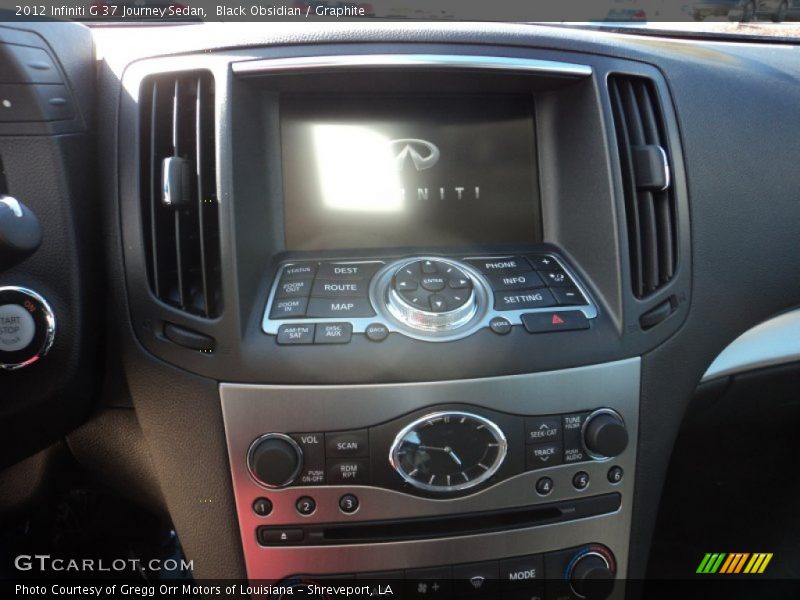 Black Obsidian / Graphite 2012 Infiniti G 37 Journey Sedan