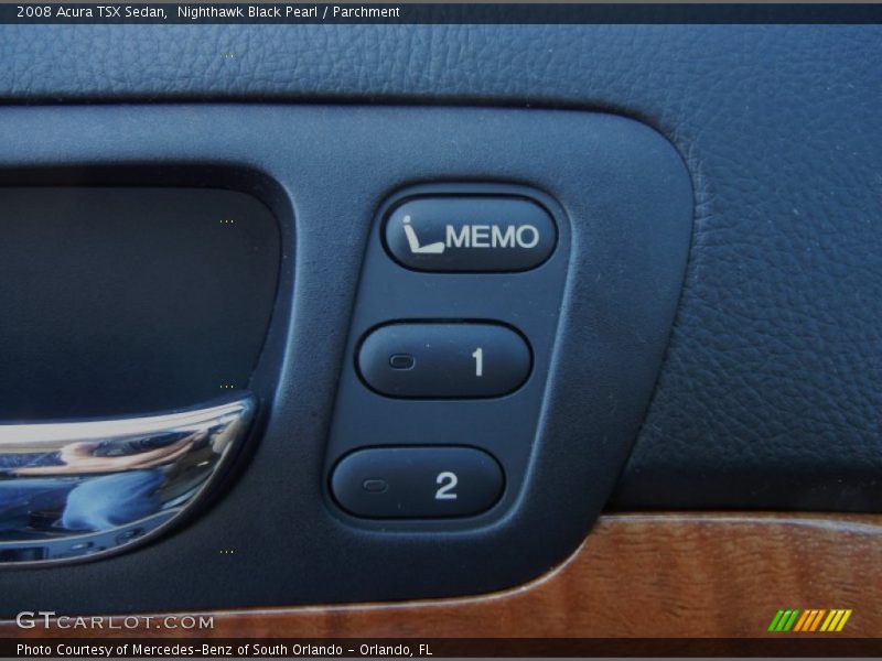 Nighthawk Black Pearl / Parchment 2008 Acura TSX Sedan