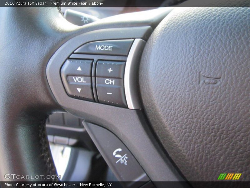 Premium White Pearl / Ebony 2010 Acura TSX Sedan