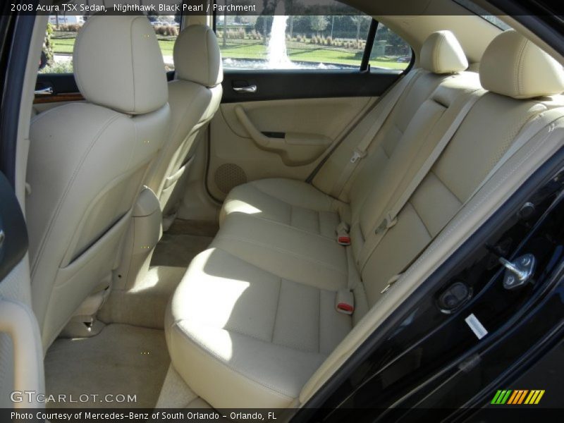 Nighthawk Black Pearl / Parchment 2008 Acura TSX Sedan