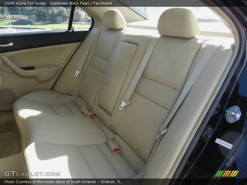 Nighthawk Black Pearl / Parchment 2008 Acura TSX Sedan