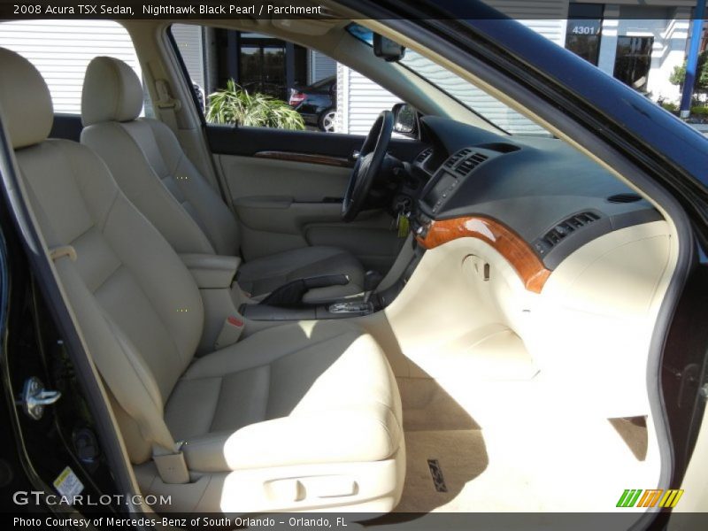 Nighthawk Black Pearl / Parchment 2008 Acura TSX Sedan