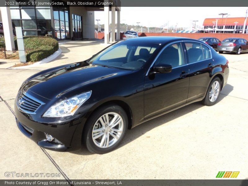 Front 3/4 View of 2012 G 37 Journey Sedan