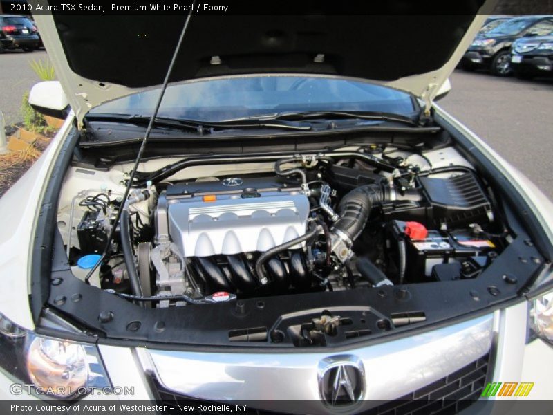 Premium White Pearl / Ebony 2010 Acura TSX Sedan