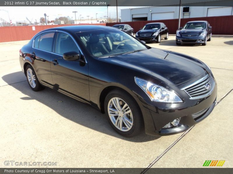 Black Obsidian / Graphite 2012 Infiniti G 37 Journey Sedan