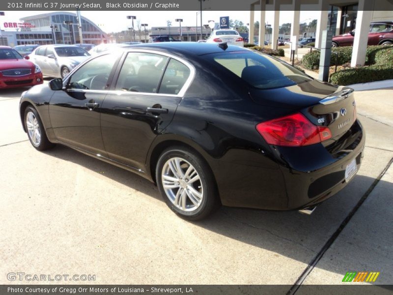 Black Obsidian / Graphite 2012 Infiniti G 37 Journey Sedan