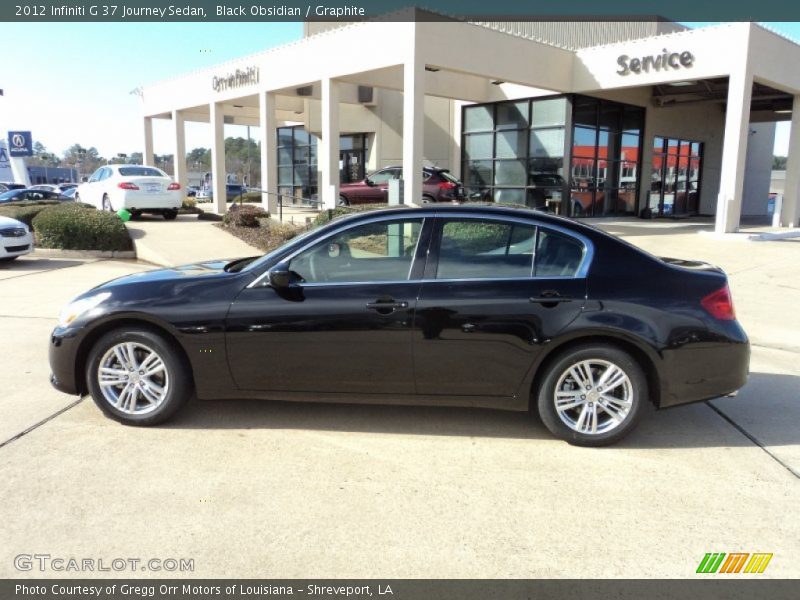 Black Obsidian / Graphite 2012 Infiniti G 37 Journey Sedan
