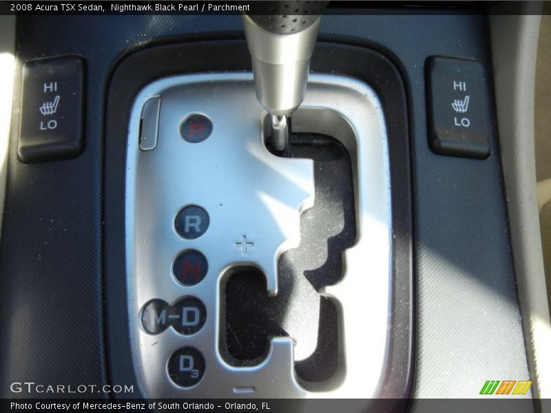 Nighthawk Black Pearl / Parchment 2008 Acura TSX Sedan