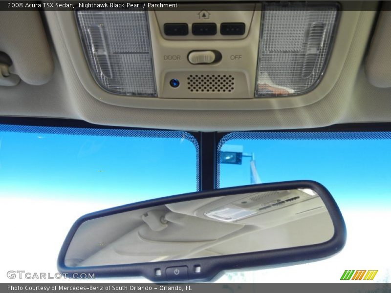 Nighthawk Black Pearl / Parchment 2008 Acura TSX Sedan