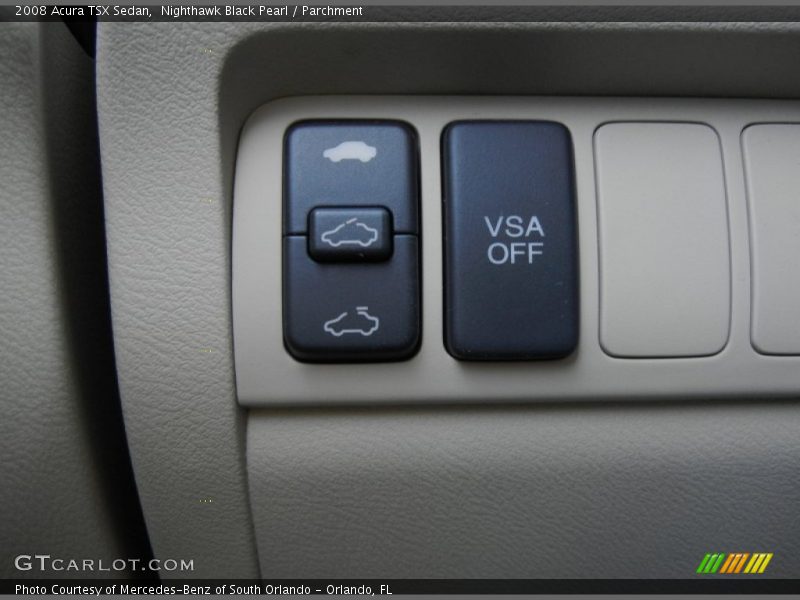 Nighthawk Black Pearl / Parchment 2008 Acura TSX Sedan