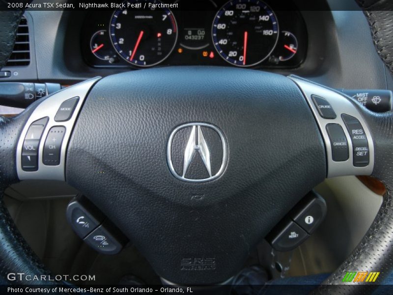 Nighthawk Black Pearl / Parchment 2008 Acura TSX Sedan
