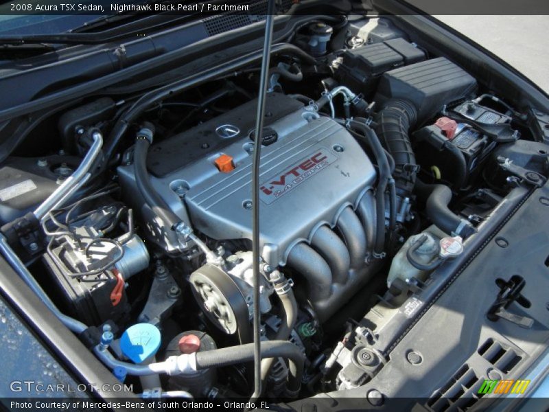 Nighthawk Black Pearl / Parchment 2008 Acura TSX Sedan