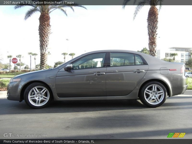 Carbon Bronze Pearl / Taupe 2007 Acura TL 3.2