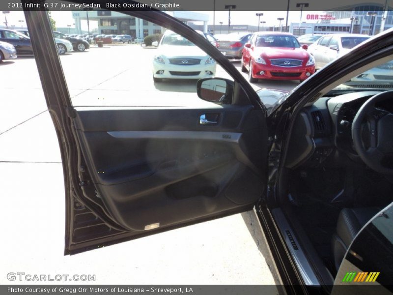 Black Obsidian / Graphite 2012 Infiniti G 37 Journey Sedan