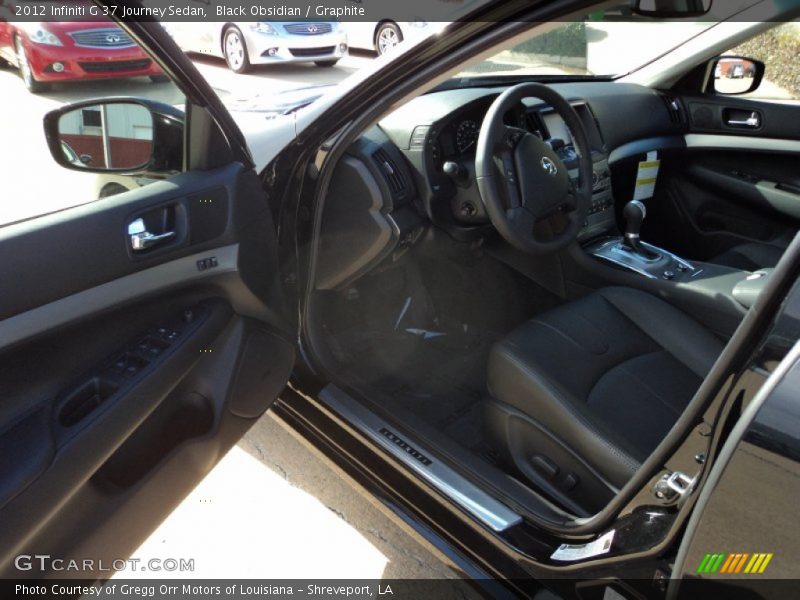 Black Obsidian / Graphite 2012 Infiniti G 37 Journey Sedan