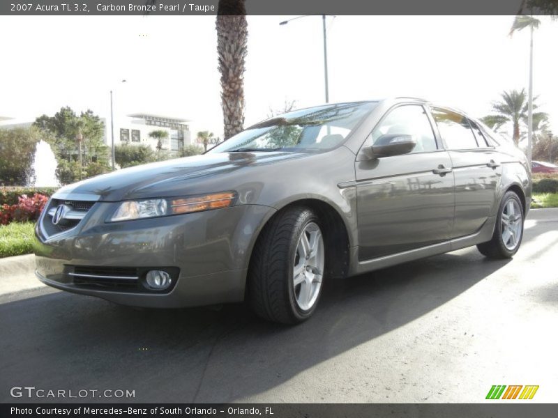 Carbon Bronze Pearl / Taupe 2007 Acura TL 3.2