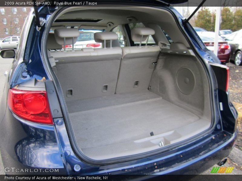 Royal Blue Pearl / Taupe 2009 Acura RDX SH-AWD