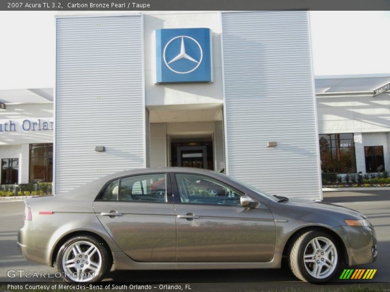 Carbon Bronze Pearl / Taupe 2007 Acura TL 3.2