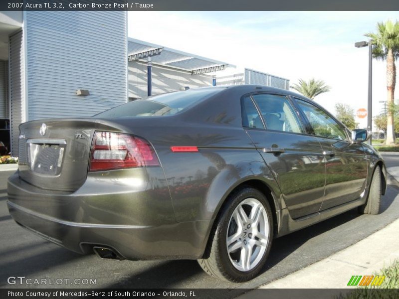 Carbon Bronze Pearl / Taupe 2007 Acura TL 3.2