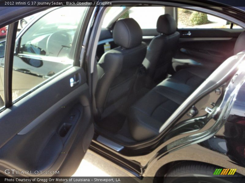 Black Obsidian / Graphite 2012 Infiniti G 37 Journey Sedan