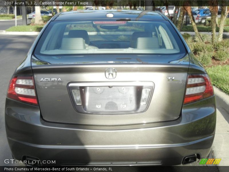 Carbon Bronze Pearl / Taupe 2007 Acura TL 3.2