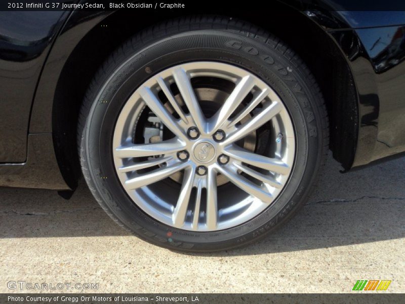 Black Obsidian / Graphite 2012 Infiniti G 37 Journey Sedan