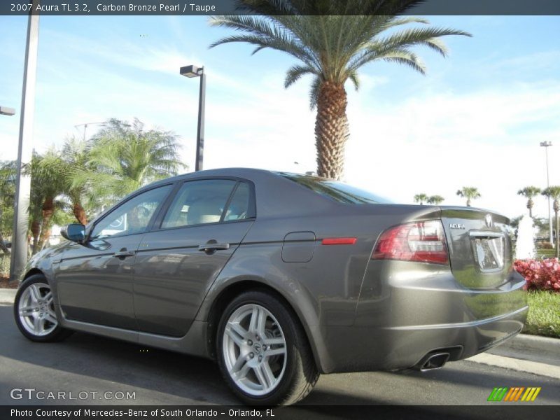 Carbon Bronze Pearl / Taupe 2007 Acura TL 3.2