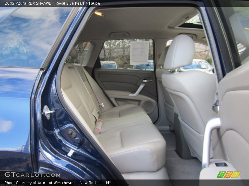Royal Blue Pearl / Taupe 2009 Acura RDX SH-AWD