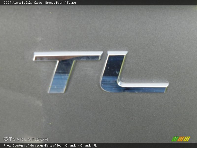 Carbon Bronze Pearl / Taupe 2007 Acura TL 3.2