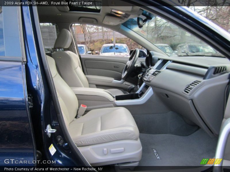 Royal Blue Pearl / Taupe 2009 Acura RDX SH-AWD