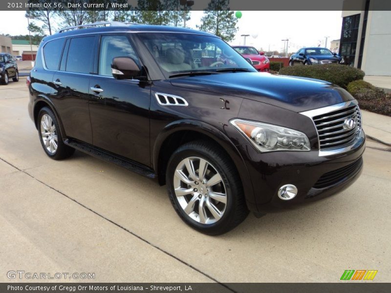 Front 3/4 View of 2012 QX 56
