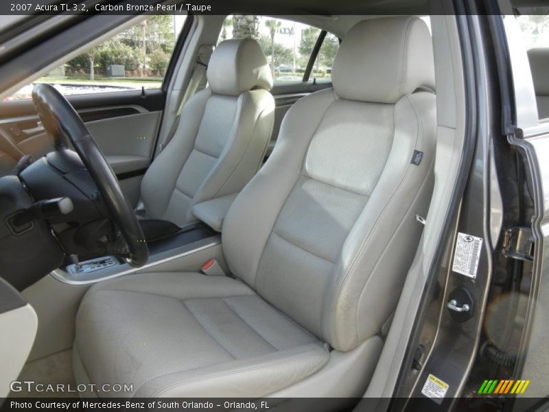 Carbon Bronze Pearl / Taupe 2007 Acura TL 3.2
