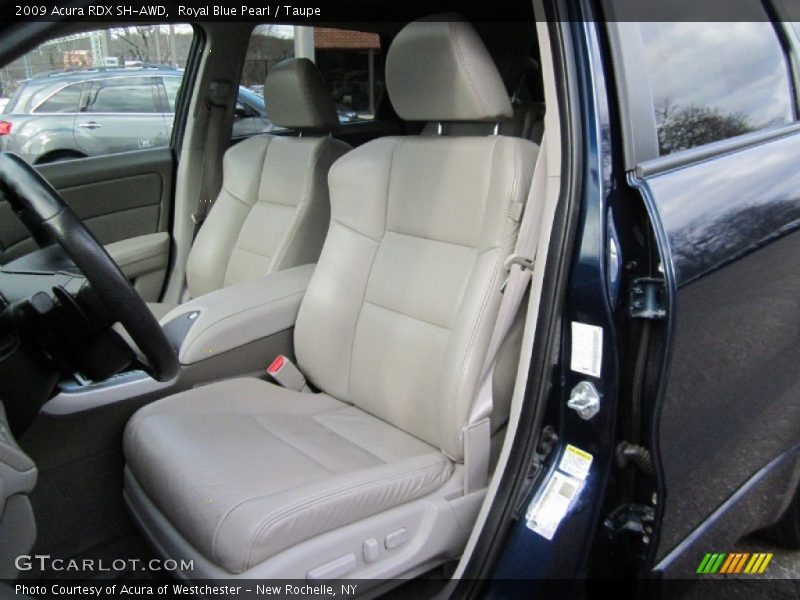 Royal Blue Pearl / Taupe 2009 Acura RDX SH-AWD