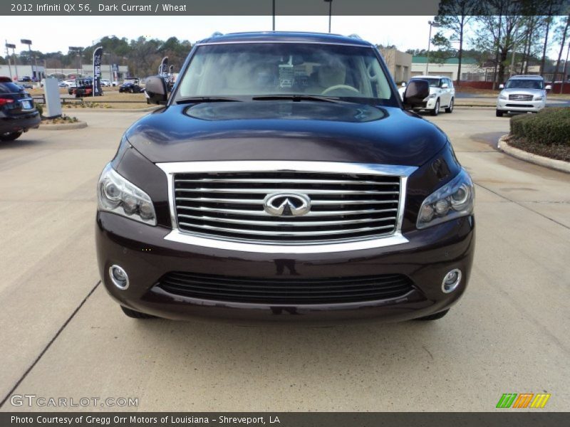 Dark Currant / Wheat 2012 Infiniti QX 56