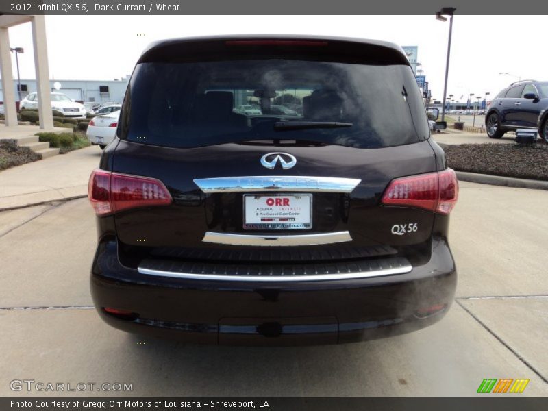 Dark Currant / Wheat 2012 Infiniti QX 56