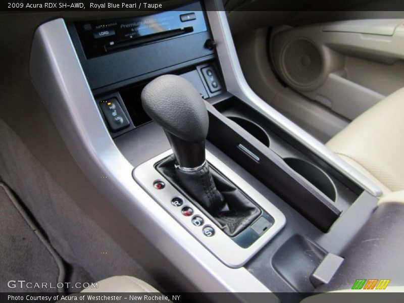 Royal Blue Pearl / Taupe 2009 Acura RDX SH-AWD