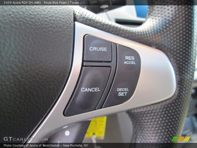 Royal Blue Pearl / Taupe 2009 Acura RDX SH-AWD