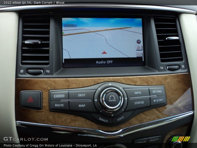 Dark Currant / Wheat 2012 Infiniti QX 56