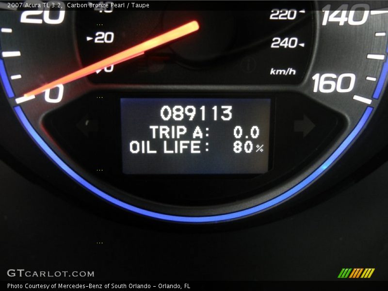 Carbon Bronze Pearl / Taupe 2007 Acura TL 3.2