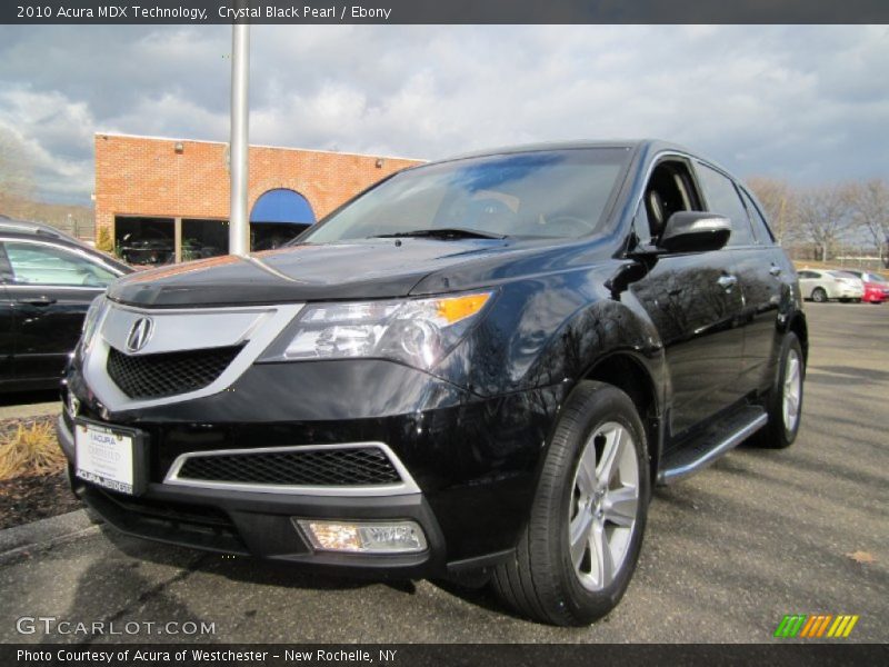 Crystal Black Pearl / Ebony 2010 Acura MDX Technology