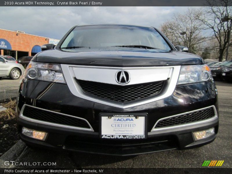 Crystal Black Pearl / Ebony 2010 Acura MDX Technology
